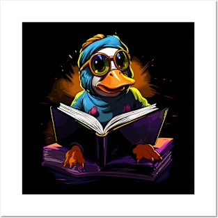 Duck Reads Book Posters and Art